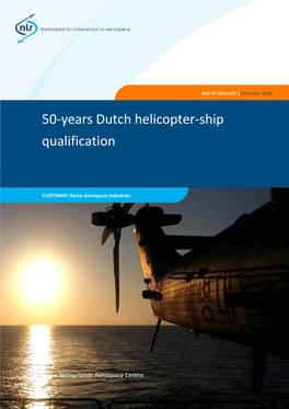 50-Years Dutch Helicopter-Ship Qualification
