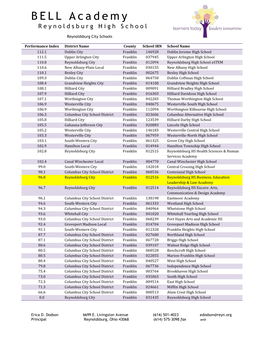 BELL Academy Reynoldsburg High School