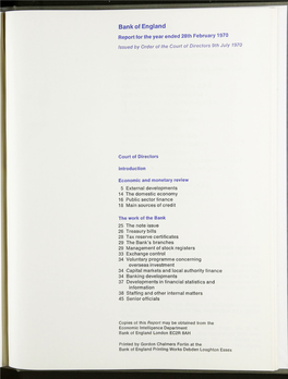 Annual Report and Accounts 1970