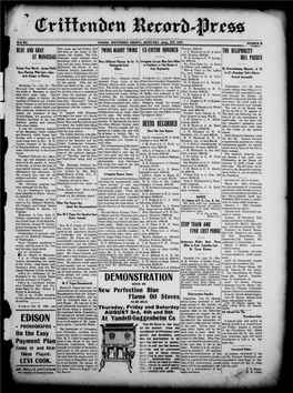 Crittenden Record-Press (Marion, Ky. : 1909): 1911-07-27