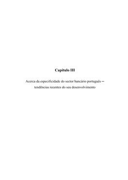 Capítulo III