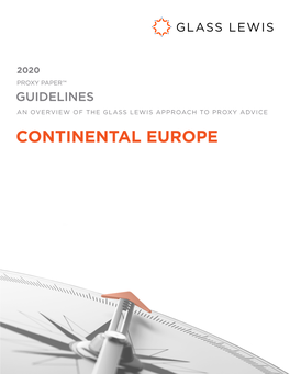 CONTINENTAL EUROPE Table of Contents