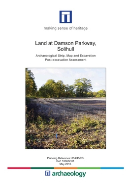 Land at Damson Parkway, Solihull