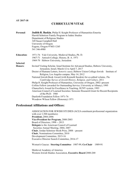 Curriculum Vitae