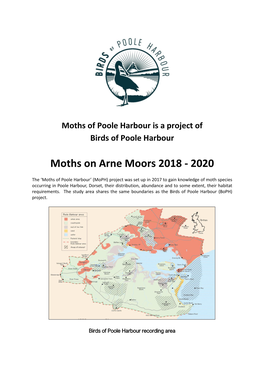 Moths on Arne Moors 2018 - 2020