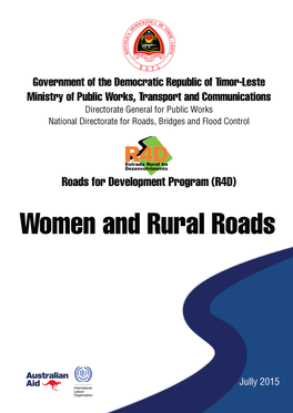 Women and Rural Roads, July 2015Pdf