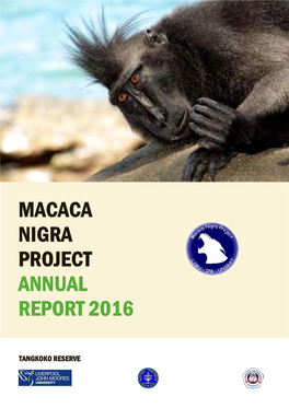 Macaca Nigra Project Annual Report 2016