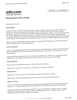Adn.Coni [ Print Page ]( Close Window Anchorage Daily News Connected to Don Young