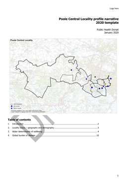Poole Central Locality Profile Narrative 2020 Template