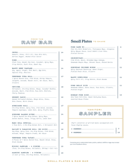 Raw Bar Sampler