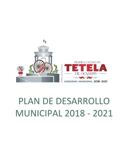 Plan De Desarrollo Municipal 2018 - 2021