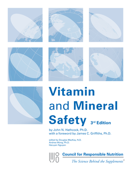 Vitamin and Mineral Safety 3Rd Edition