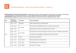 CEZ Distribuţie Execută Lucrări Programate În Reţelele Electrice Pentru Creşterea Gradului De Siguranţă Şi Continuitat