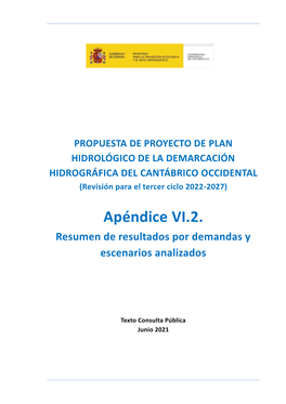 Apéndice VI.2 Resumen De Resultados Por Demandas Y Escenarios