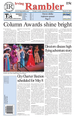 Column Awards Shine Bright