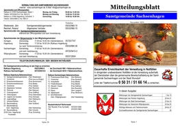 Mitteilungsblatt