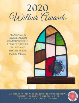 2020 Wilbur Awards Program & Winners