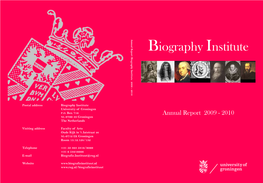Biography Institute 2009 - 2010 Biography Institute