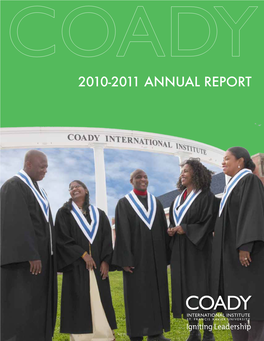 2010-2011 ANNUAL REPORT Message from the Chair of the Advisory Board