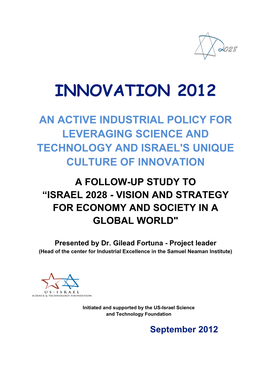 The US-Israel Science and Technology Foundation