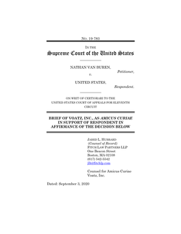 Amicus Brief of Voatz, Inc