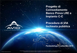 PRESENTAZIONE AVIO S.P.A