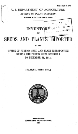 Seeds and Plan