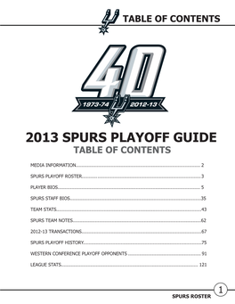 2013 Postseason Guide.Indd