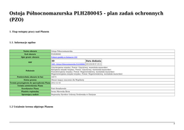 Ostoja Północnomazurska PLH280045 - Plan Zadań Ochronnych (PZO)