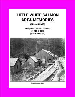 Little White Salmon Valley Memories