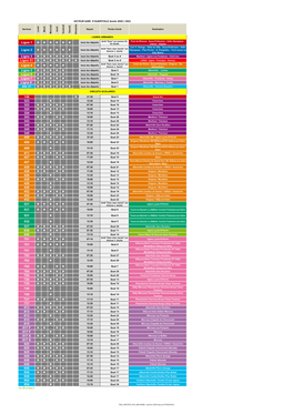 Tableau D'attribution Des Quais Pour Les Circuits Scolaires