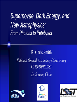 Supernovae, Dark Energy, and New Astrophysics: from Photons to Petabytes