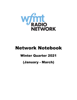 Network Notebook