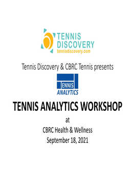 Tennis Analytics Workshop