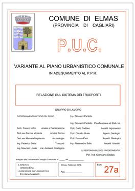 27A Relazione Sul Sistema Dei Trasporti