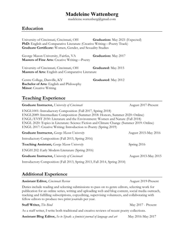 Curriculum Vitae