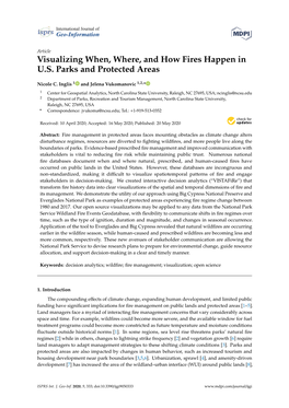 Visualizing When, Where, and How Fires Happen in U.S. Parks and Protected Areas