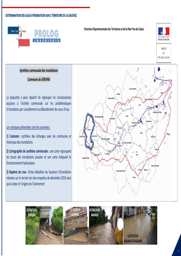 Synthèse Communale Des Inondations Commune De SERVINS La