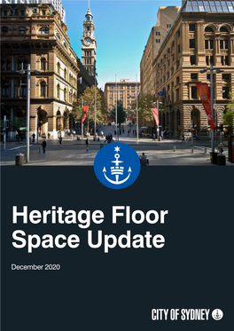 Heritage Floor Space Update