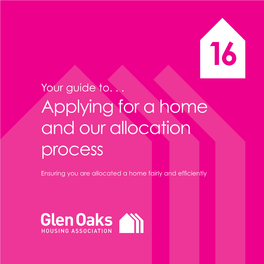 Applying for a Home and Our Allocation Process