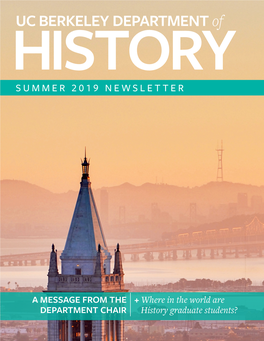 History Summer 2019 Newsletter