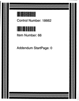 Control Number: 18662 Item Number: 66