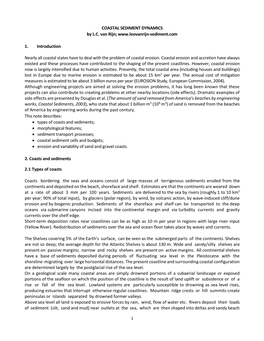 COASTAL SEDIMENT DYNAMICS by LC Van Rijn
