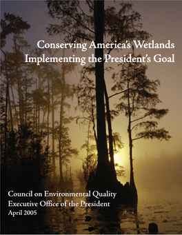 Conserving America's Wetlands