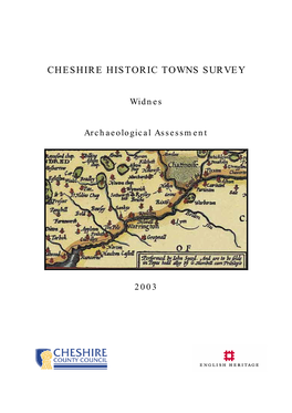 Widnes Archaeological Assessment