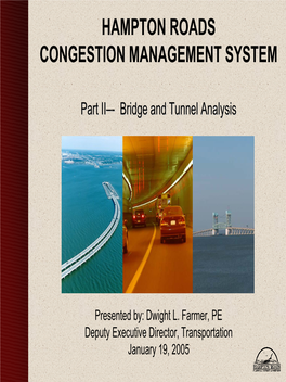 Hampton Roads Congestion Management System