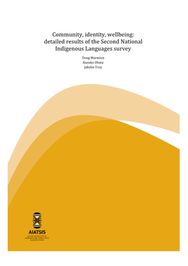Detailed Results of the Second National Indigenous Languages Survey