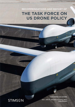 Recommendations and Report of the Task Force on Us Drone Policy