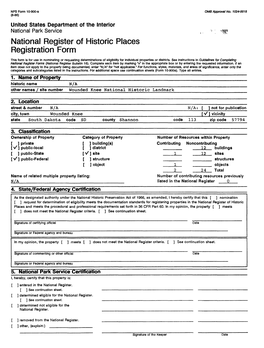 National Register of Historic Places Registration Form