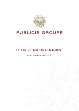 2012 Registration Document